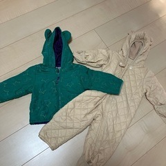 男の子80サイズ冬服の画像