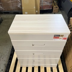 93f天馬(Tenma)  日本製 完成品 フィッツプラスイージー 4段 特許取得済 引出しロック付きで抜け落ちを防ぐ スムーズな引出し 脚付き 木製天板 インテリアに合うリビングチェスト タンス 収納ケース 衣装ケース プラスチック 【組立不要】 【色 カプチーノ】 【サイズ FE6504】 【幅65×奥行41×高さ85cm】★訳あり未使用品の画像