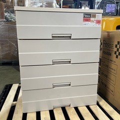 93f天馬(Tenma)  日本製 完成品 フィッツプラスイージー 4段 特許取得済 引出しロック付きで抜け落ちを防ぐ スムーズな引出し 脚付き 木製天板 インテリアに合うリビングチェスト タンス 収納ケース 衣装ケース プラスチック 【組立不要】 【色 カプチーノ】 【サイズ FE6504】 【幅65×奥行41×高さ85cm】★訳あり未使用品の画像
