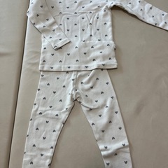ハート90cm長袖パジャマ