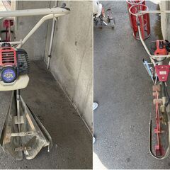 三菱 水田溝切機 ミゾキリ FT33 ミラクルスタート 歩行型 手押し 農機具 の画像