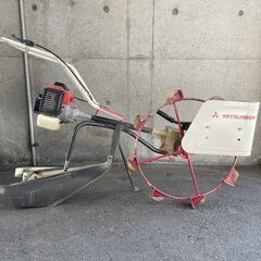 三菱 水田溝切機 ミゾキリ FT33 ミラクルスタート 歩行型 手押し 農機具 の画像