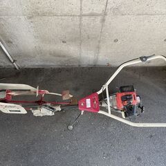 三菱 水田溝切機 ミゾキリ FT33 ミラクルスタート 歩行型 手押し 農機具 の画像