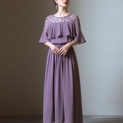 ライトパープル　ドレスの画像