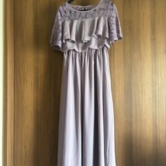 ライトパープル　ドレス