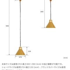 ペンダントライト　真鍮　2個セット　照明の画像