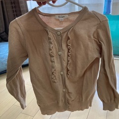 x-girlワンピースとカーディガン美品100サイズの画像