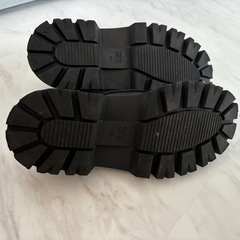 ZARA 厚底プレーントゥシューズ ほぼ新品の画像
