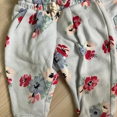 baby GAP クマ耳セットアップ 裏起毛の画像