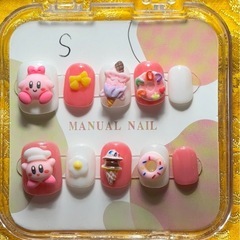 カービィネイルチップ完成品Sサイズ