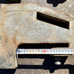 トラクター用 ウエイト 重量 20kg 4個1セット　重り 錘　ウェイト トラクター パーツ 中古の画像