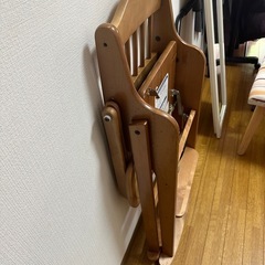 ベビー　ダイニング　チェア　ハイチェア　木製の画像