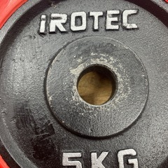 ★売約中　IROTEC プレートバーベル 5kg×6個の画像