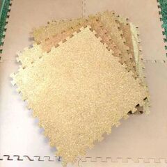 ベビージム ジョイントマット9枚 西松屋 メロディファンファンジム ニトリ コルクマットの画像