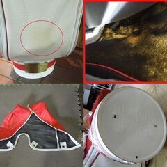 BELDING SPORTS 希少 コカ・コーラ ゴルフバッグ キャディバッグ レザー製 ベルディング・スポーツ 6分割 オブジェ 札幌市 新道東店の画像