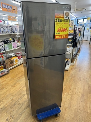 SHARP製★2ドア大冷蔵庫★6ヶ月間保証付き
