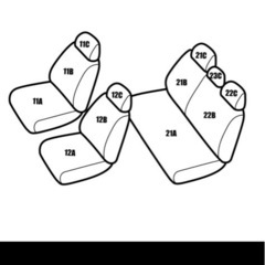 トヨタ ヴィッツ レザーシートカバー ncp131の画像