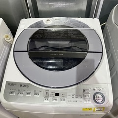 A-402 SHARP 8kg洗濯機❗️2018年製の画像