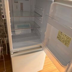 SHARP 2ドア冷蔵庫 137L 2019年製 SJ-D14E-W