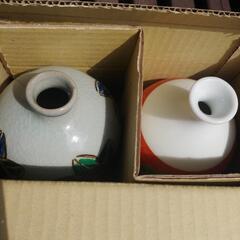 一輪挿し🪻九谷焼×1・清水焼×1計2つでの画像