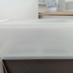 ★ジモティ割あり★  衣装ケース ホワイト H20.5×D51.5×W32 クリーニング済み MT2134の画像