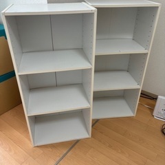 カラーボックス3段