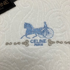 ☆値下げ☆I2409-189 セリーヌ ジャガードシーツタオル 未使用品の画像