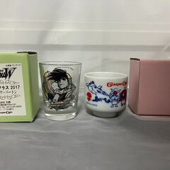 【中古雑貨】ガンダム　ショットグラス＆おちょこセット