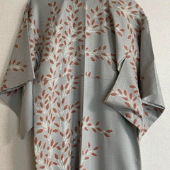 女性用　着物　正絹　ちりめん　しぼりの画像