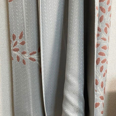 女性用　着物　正絹　ちりめん　しぼりの画像