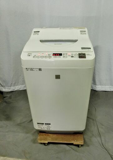 SHARP 縦型洗濯機 ES-T5E5-KW 2018年製　シャープ 5.5Kg　/縦型 /乾燥機能