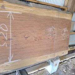 希少　天板　テーブル　カウンター　ブビンガ　①の画像