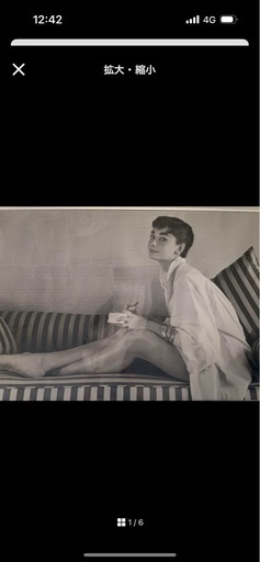 大型オードリーヘプバーン額縁