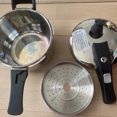 【美品】圧力鍋　ワンダーシェフ　3.0L