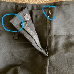 海外購入品　きれいめショートパンツ　ブラックの画像