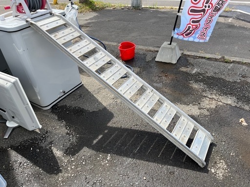 昭和ブリッジ販売 バイク搭載用 アルミブリッジ SBA 180 0.5t アルミラダー 中古品 ①