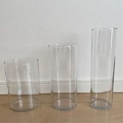 IKEA イケア  花瓶 CYLINDER シリンデル　3点セッ...