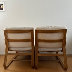 【お譲り先決定してます】無印良品　ダイニングでもリビングでも使えるソファの画像