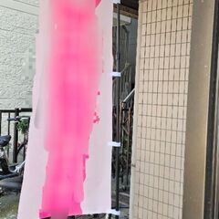 のぼり旗のポールと土台
