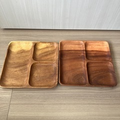 無印良品　アカシア　仕切りプレート