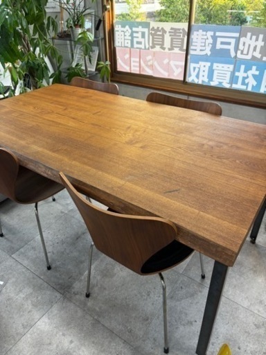 木目調　ダイニングテーブルセット