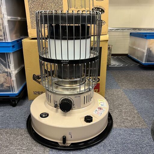 【中古品】TOYOTOMI トヨトミ KR-47A 自然通気形開放式石油ストーブ 電池点火 灯油 ダブルクリーンストーブ 家庭用家電