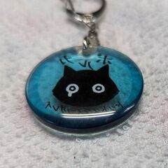 ☆キーホルダー　ポルカドットスティングレイ　黒猫ビビ　未使用品　の画像
