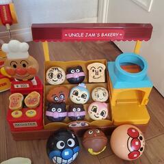 アンパンマン　まとめ売り　おもちゃ　レジスター　パン屋さんの画像