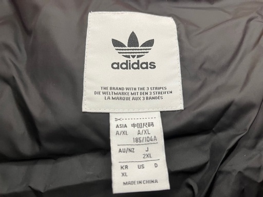 【愛品館 江戸川店】 adidas original アディダスオリジナル ダウンジャケット未使用品ID:109-049418-007