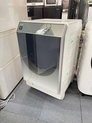 北九州市配送無料　シャープ ドラム式洗濯機11.0kg 乾燥容量6.0kg ES-G112-TL ヒートポンプ乾燥 DDインバーター搭載