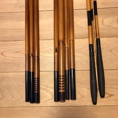 竹竿　和竿　ヘラブナ竿　ヘラ竿　渓流竿　鮎竿　銘有り　3竿セット　の画像