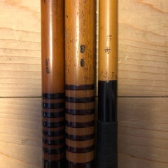 竹竿　和竿　ヘラブナ竿　ヘラ竿　渓流竿　鮎竿　銘有り　3竿セット　の画像