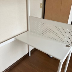 IKEA VITVAL ヴィトヴァル ロフトベッドフレーム, ホワイト/ライト