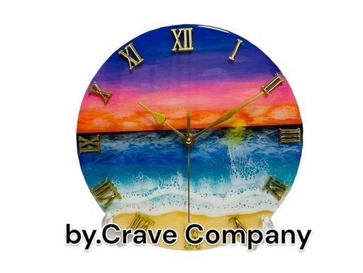 レジンオーシャン壁掛け時計